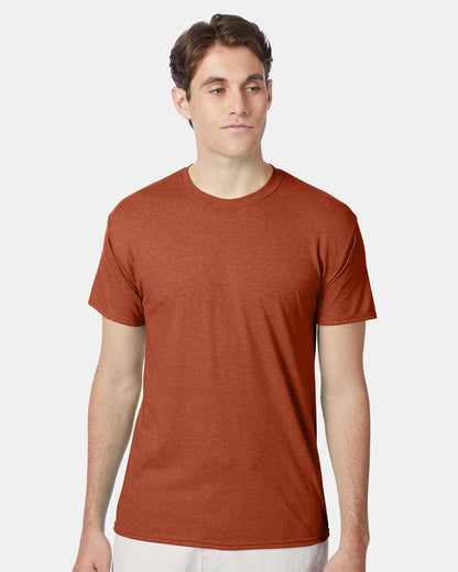 Hanes Perfect-T Triblend T-Shirt 42TB #colormdl_Texas Orange Heather