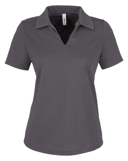 CORE365 Women's Market Snag Protect Mesh Polo CE104W #color_Carbon