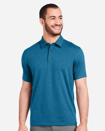 Glyder Men's Fairway Marbled Jersey Polo MDP1799 #colormdl_Moroccan Blue