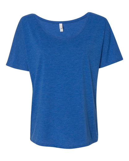 BELLA + CANVAS Women’s Slouchy Tee 8816 #color_True Royal Triblend