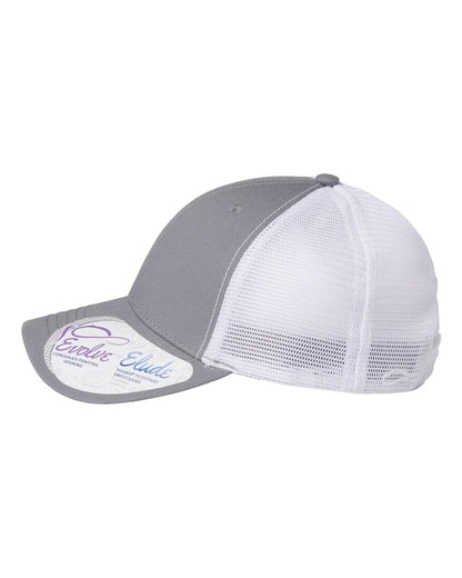 Infinity Her Women's Modern Trucker Cap CHARLIE #color_Grey/ White