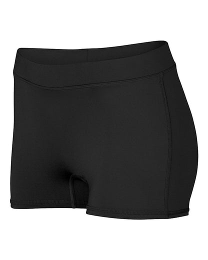 Augusta Sportswear Girls' Dare Shorts 1233 #color_Black