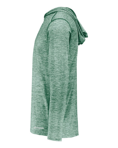 Holloway Men's Electrify CoolCore® Hooded Sweatshirt 222589 #color_Dark Green Heather