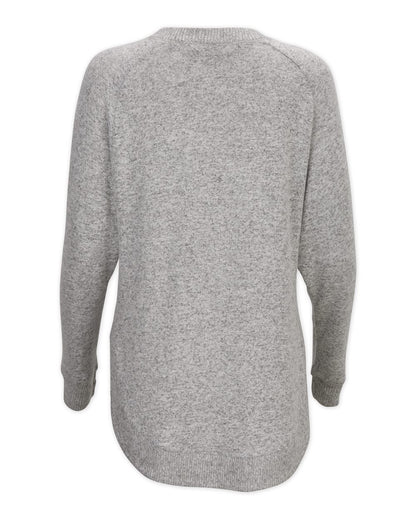 Boxercraft Women's Cuddle Oversize Pullover Sweater BW1102 #color_Oxford Heather