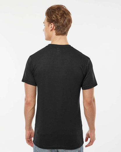 Tultex Poly-Rich V-Neck T-Shirt 207 #colormdl_Black