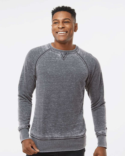 J. America Men's Vintage Zen Fleece Crewneck Sweatshirt 8920 #colormdl_Dark Smoke