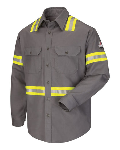 Bulwark Enhanced Visibility Uniform Shirt SLDT #color_Grey