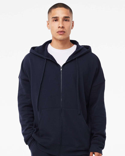 BELLA + CANVAS Sponge Fleece DTM Full-Zip Hoodie 3759 #colormdl_Navy