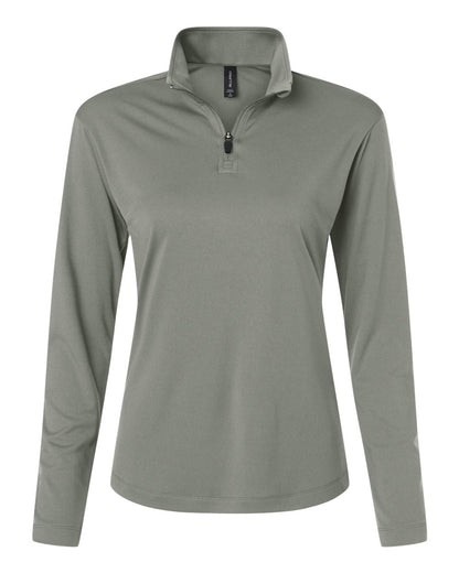 AllPro Women's Pro-Lock Performance Quarter-Zip Pullover 41870L #color_Greystone