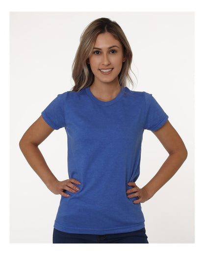 Bayside Women's USA-Made Triblend T-Shirt 5810 #color_Tri Denim