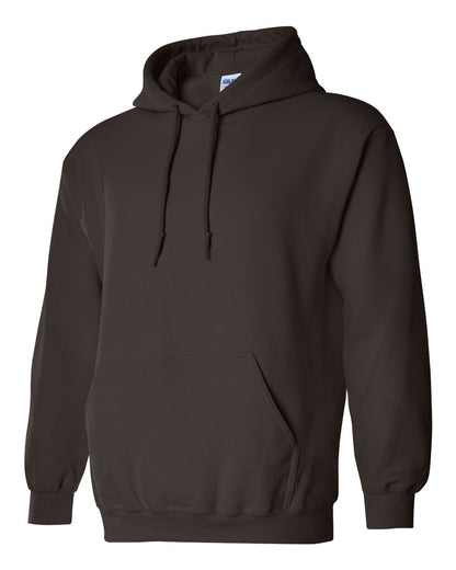 Gildan Unisex Heavy Blend™ Hooded Sweatshirt 18500 #color_Dark Chocolate