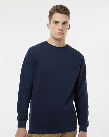 LAT Unisex Elevated Fleece Crewneck Sweatshirt 6925 #colormdl_Navy