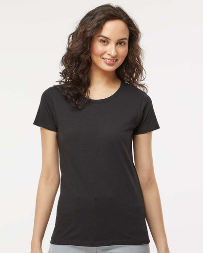 M&O Women's Gold Soft Touch T-Shirt 4810 #colormdl_Black