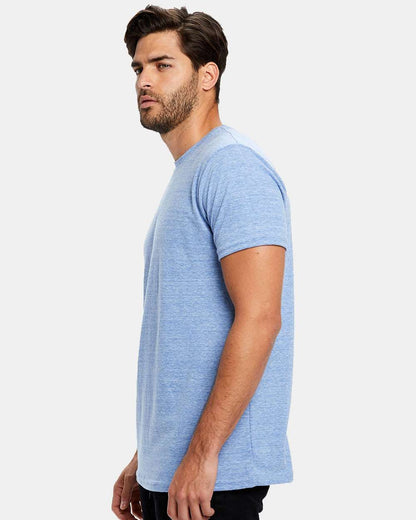 US Blanks Unisex Tri-Blend T-Shirt US2229 #colormdl_Tri Blue