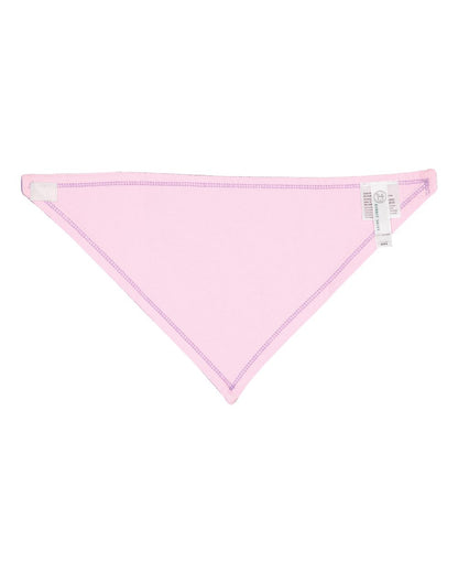 Rabbit Skins Infant Premium Jersey Bandana Bib 1012 #color_Lavender/ Pink