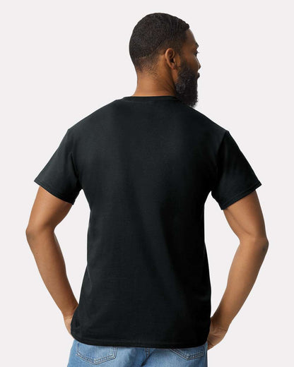 Gildan Unisex Ultra Cotton® Pocket T-Shirt 2300 #colormdl_Black