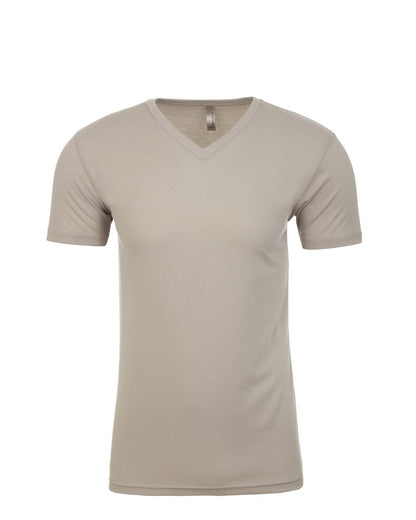 Next Level Sueded V-Neck T-Shirt 6440 #color_Sand