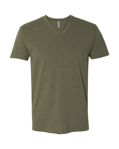 Next Level CVC V-Neck T-Shirt 6240 #color_Military Green