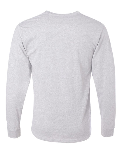 JERZEES Men's Dri-Power® Long Sleeve 50/50 T-Shirt 29LSR #color_Ash