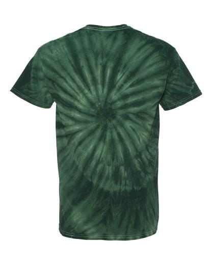 Dyenomite Cyclone Pinwheel Tie-Dyed T-Shirt 200CY #color_Forest