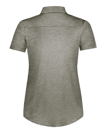 Holloway Women's Electrify CoolCore® Polo 222772 #color_Olive Heather