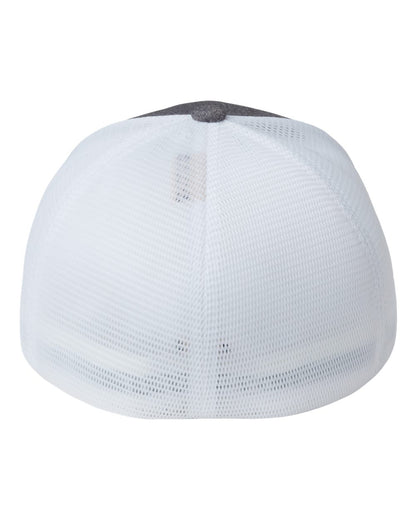 Flexfit Unipanel™ Trucker Cap 5511UP #color_Melange Heather/ White