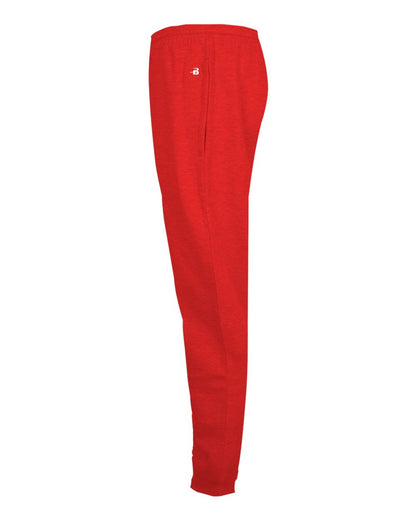 Badger Sport Athletic Fleece Joggers 1215 #color_Red