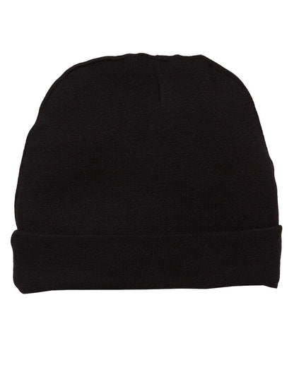 Rabbit Skins Infant Baby Rib Beanie 4451 #color_Black
