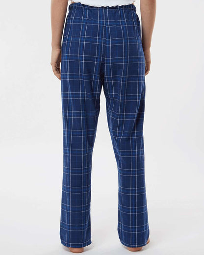 Boxercraft Women's Haley Flannel Pants BW6620 #colormdl_Navy Field Day Plaid