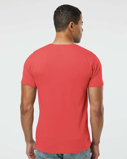 LAT Unisex Fine Jersey Tee 6901 #colormdl_Passionfruit