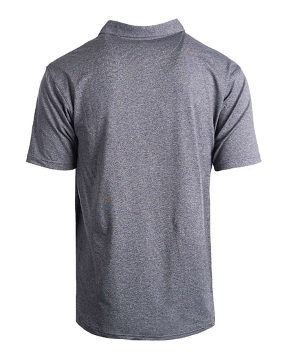 Burnside Dawn to Dusk Polo 0900 #color_Heather Charcoal