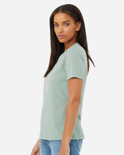 BELLA + CANVAS Women’s Relaxed Fit Triblend Tee 6413 #colormdl_Dusty Blue Triblend