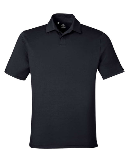 Under Armour Men's Recycled Polo 1383255 #color_Black/ White