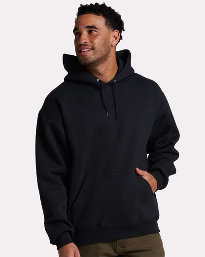 JERZEES Unisex Rugged Hooded Sweatshirt H12MR #colormdl_Black Ink