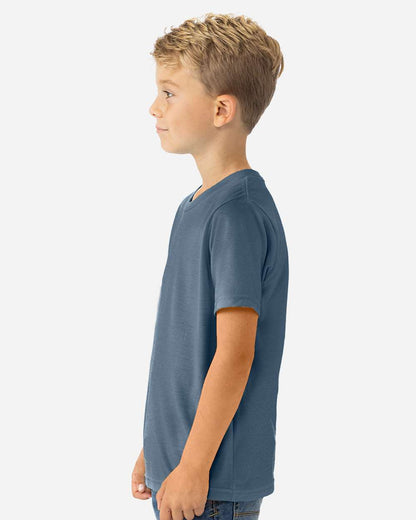Next Level Youth CVC T-Shirt 3312 #colormdl_Heather Slate Blue