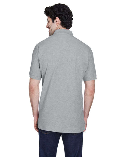 Devon & Jones Men's Pima Piqué Polo D100 #colormdl_Grey Heather