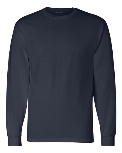 Champion Unisex Long Sleeve T-Shirt CC8C #color_Navy