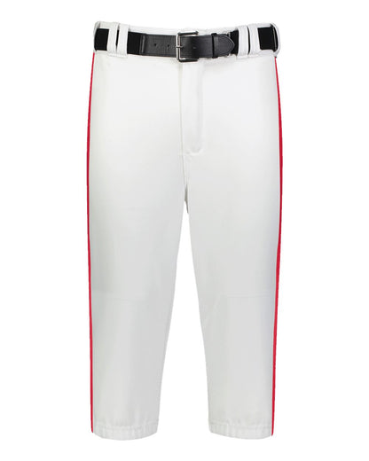 Russell Athletic Unisex 2.0 Piped Diamond Series Knickers R21LGM #color_White/ True Red