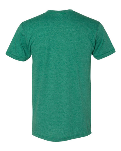 American Apparel 50/50 Tee BB401 #color_Heather Vintage Green