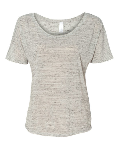 BELLA + CANVAS Women’s Slouchy Tee 8816 #color_White Marble