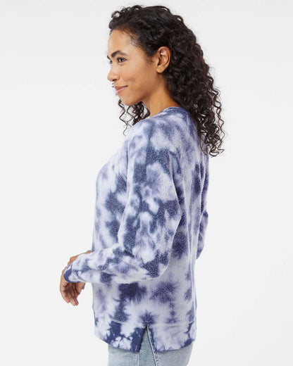 Boxercraft Women's Fleece Out Pullover K01 #colormdl_Navy Tie-Dye