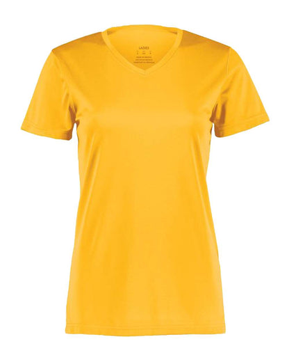 Augusta Sportswear Women's Nexgen Wicking V-Neck T-Shirt 1790 #color_Gold