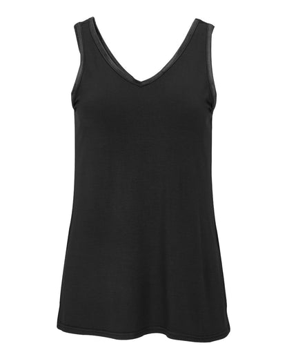 Boxercraft Women's Bamboo V-Neck Tank Top BW2504 #color_Black
