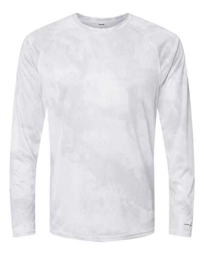 Paragon Unisex Cabo Camo Performance Long Sleeve T-Shirt 228 #color_White