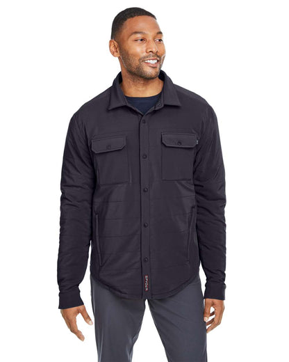 Spyder Men's Transit Shirt Jacket S17030 #colormdl_Black