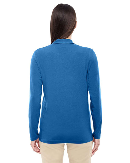 Devon & Jones Women's Perfect Fit™ Shawl Collar Cardigan DP462W #colormdl_French Blue