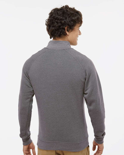 J. America Men's Triblend Quarter-Zip Sweatshirt 8869 #colormdl_Smoke Triblend
