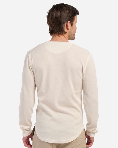 Boxercraft Men's Waffle Knit Long Sleeve T-Shirt BM3103 #colormdl_Natural