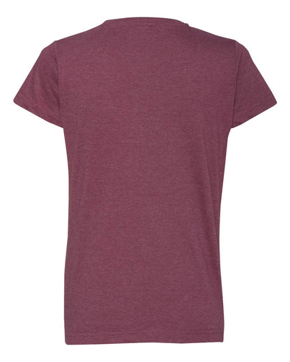 LAT Women's Fine Jersey Tee 3516 #color_Vintage Burgundy