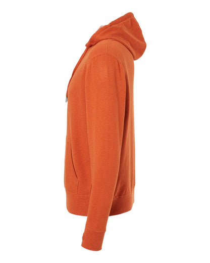 Independent Trading Co. Midweight French Terry Hooded Sweatshirt PRM90HT #color_Burnt Orange Heather